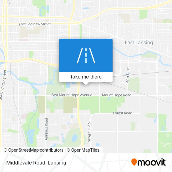 Mapa de Middlevale Road