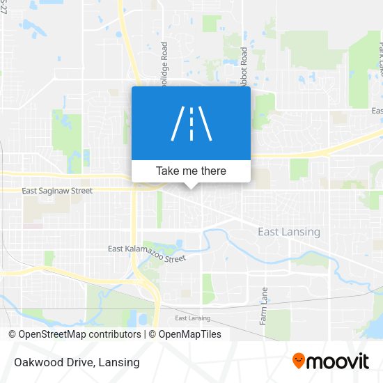 Mapa de Oakwood Drive