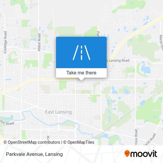 Mapa de Parkvale Avenue