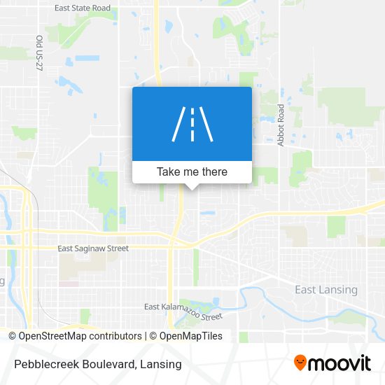 Mapa de Pebblecreek Boulevard