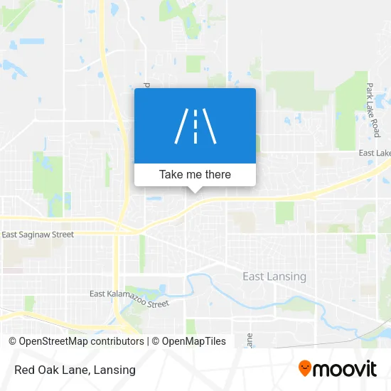 Red Oak Lane map