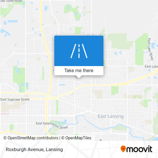 Mapa de Roxburgh Avenue