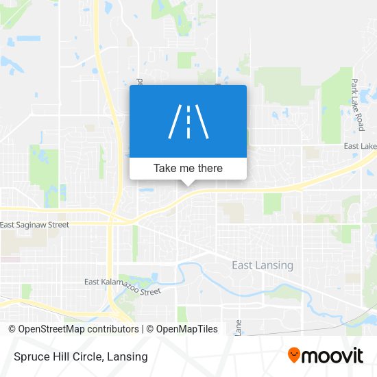Spruce Hill Circle map