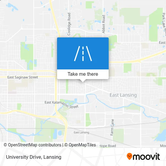 University Drive map