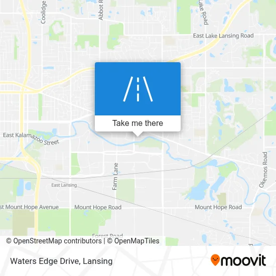 Waters Edge Drive map