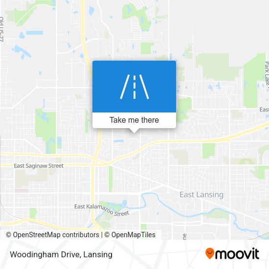 Woodingham Drive map