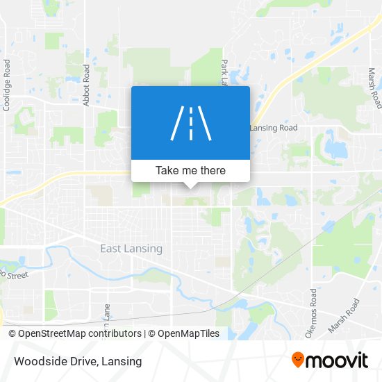 Woodside Drive map