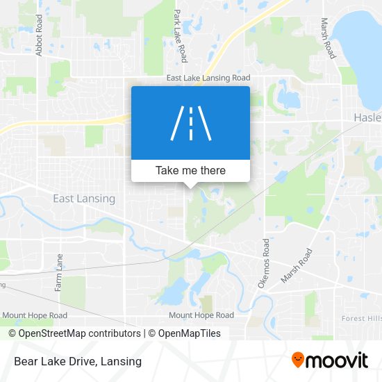 Bear Lake Drive map