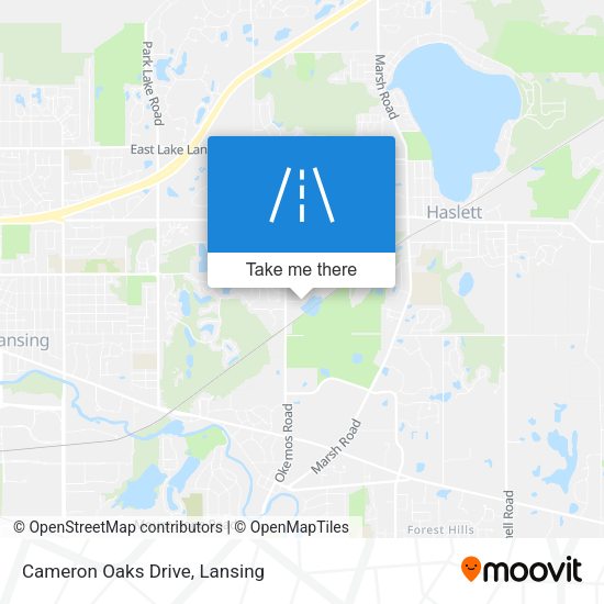 Mapa de Cameron Oaks Drive