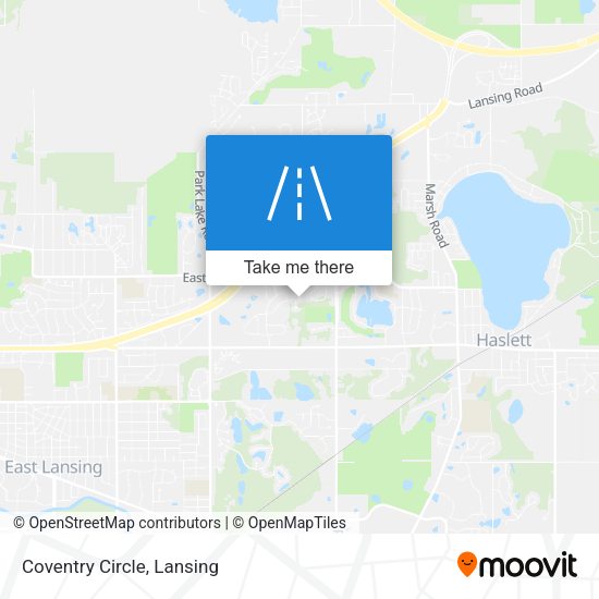 Mapa de Coventry Circle