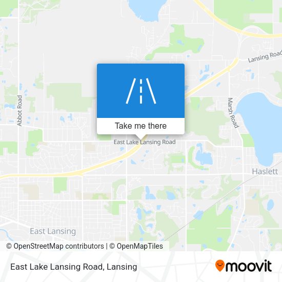 Mapa de East Lake Lansing Road