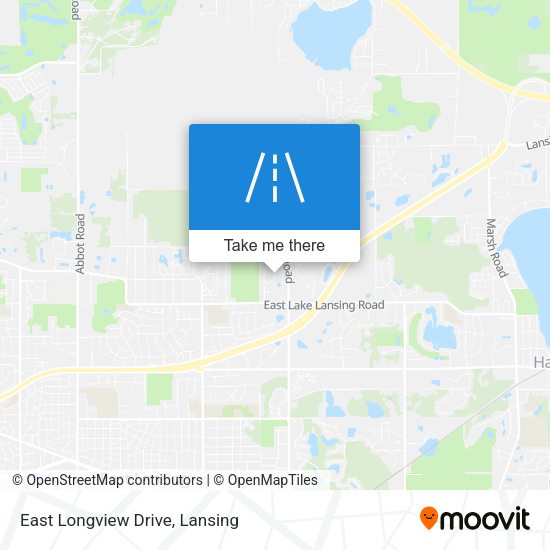 East Longview Drive map