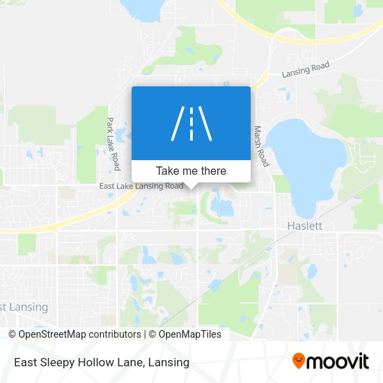 East Sleepy Hollow Lane map