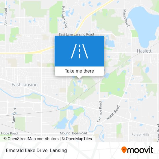 Mapa de Emerald Lake Drive