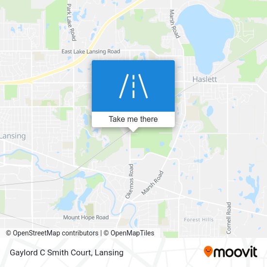 Gaylord C Smith Court map