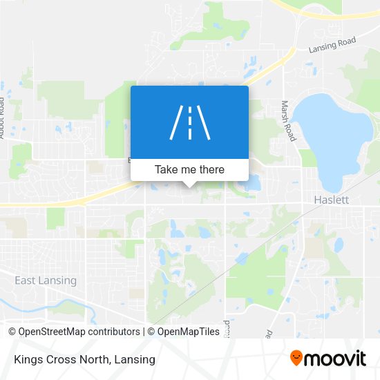 Mapa de Kings Cross North