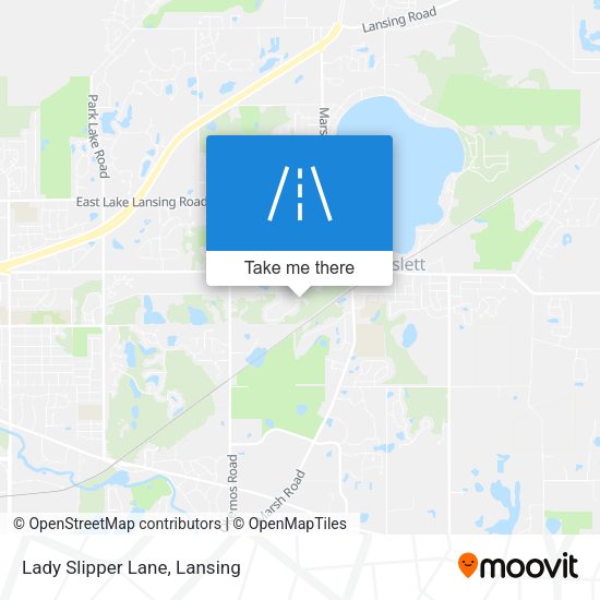 Mapa de Lady Slipper Lane