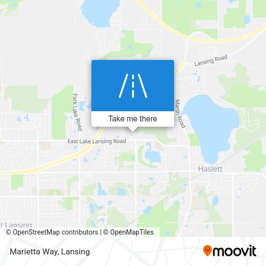 Mapa de Marietta Way