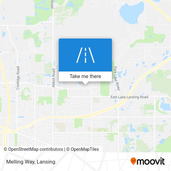 Mapa de Melling Way
