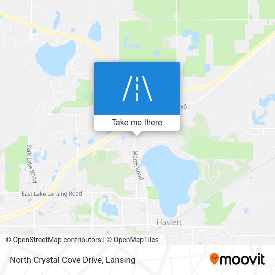 Mapa de North Crystal Cove Drive