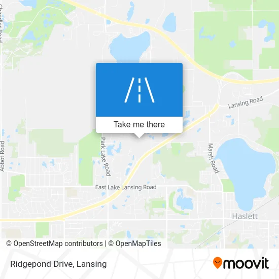 Ridgepond Drive map