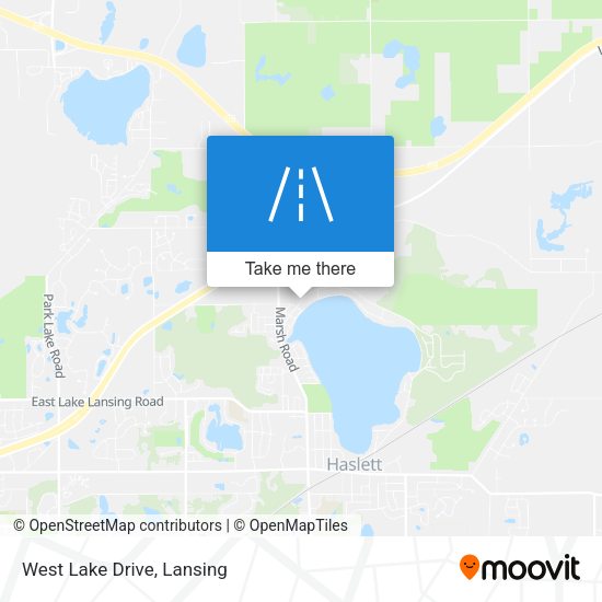 Mapa de West Lake Drive