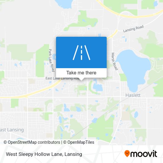 West Sleepy Hollow Lane map