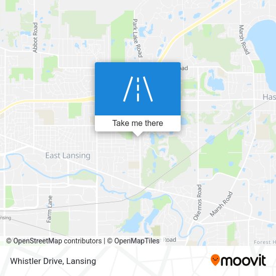 Mapa de Whistler Drive