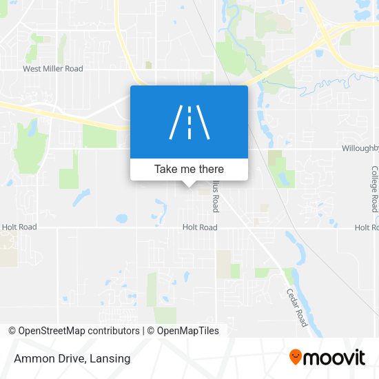 Mapa de Ammon Drive