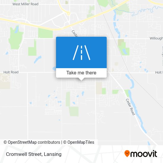 Mapa de Cromwell Street