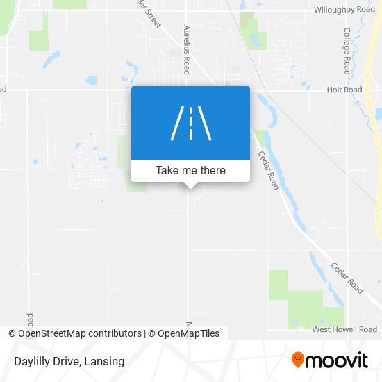 Daylilly Drive map