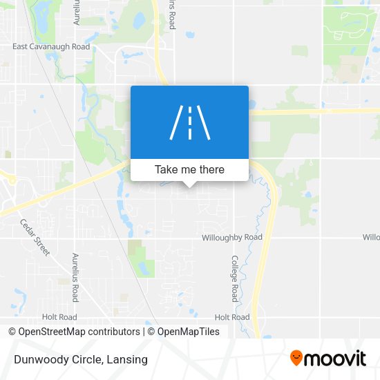 Mapa de Dunwoody Circle