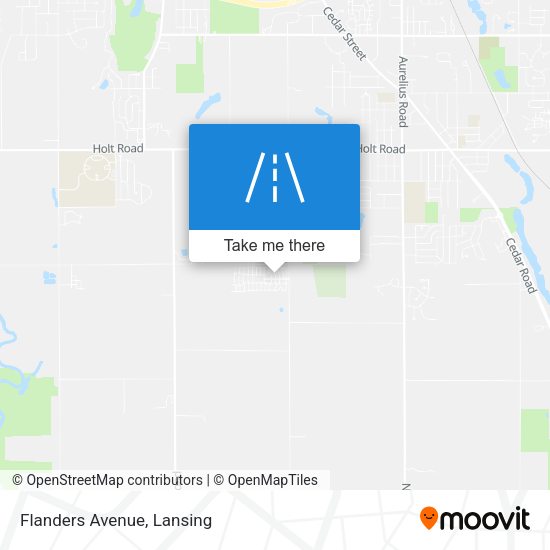 Mapa de Flanders Avenue