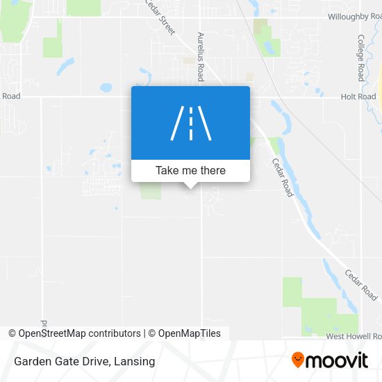 Mapa de Garden Gate Drive