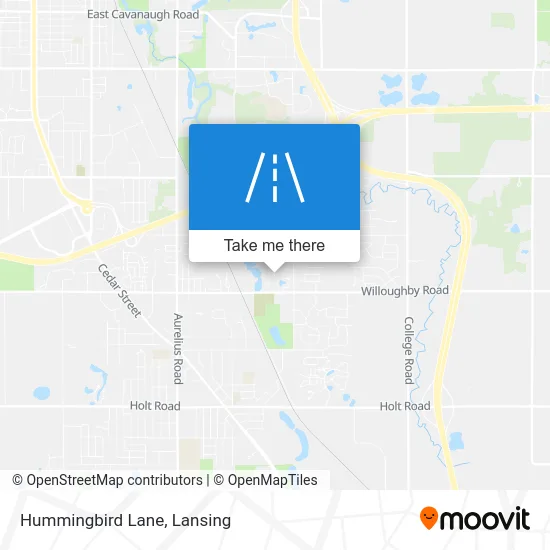 Hummingbird Lane map