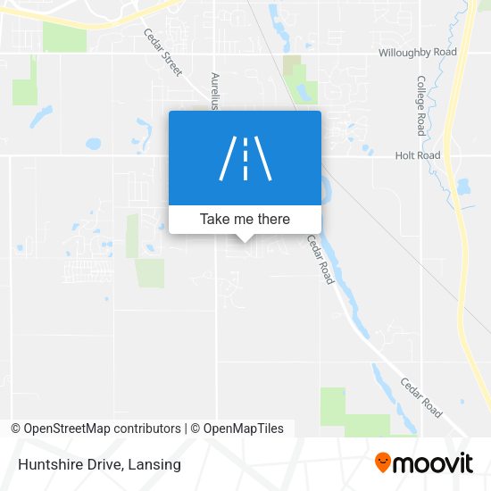 Mapa de Huntshire Drive
