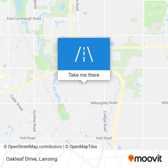 Mapa de Oakleaf Drive
