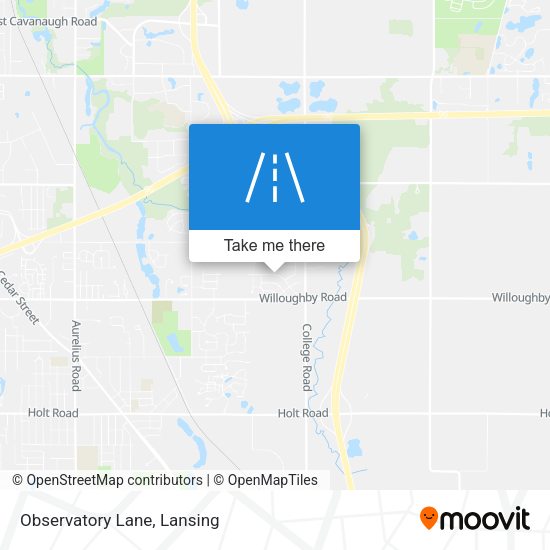 Mapa de Observatory Lane