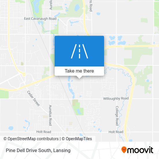 Mapa de Pine Dell Drive South