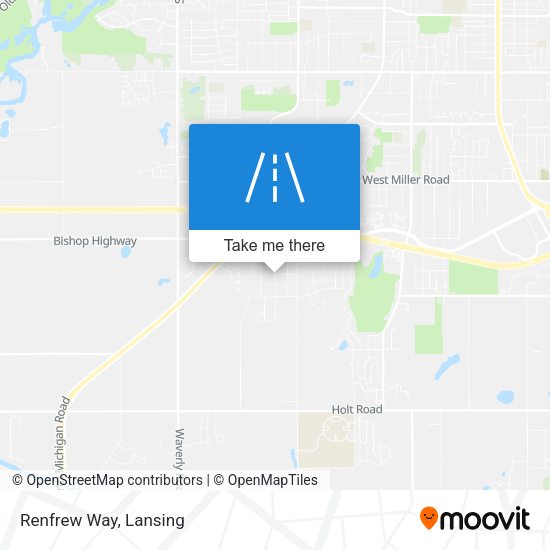 Mapa de Renfrew Way