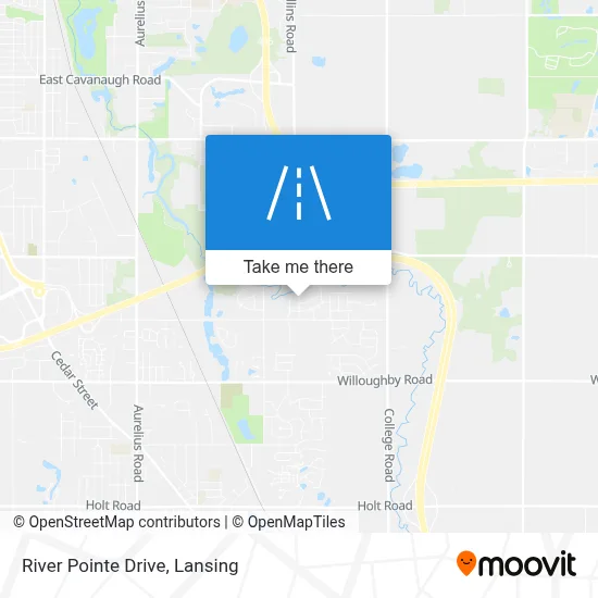 River Pointe Drive map
