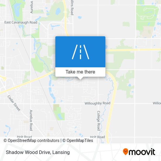Mapa de Shadow Wood Drive