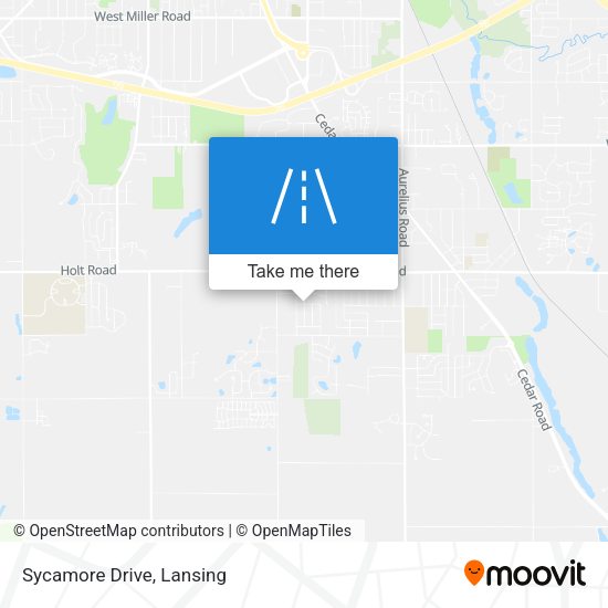Sycamore Drive map