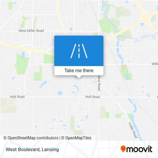 Mapa de West Boulevard