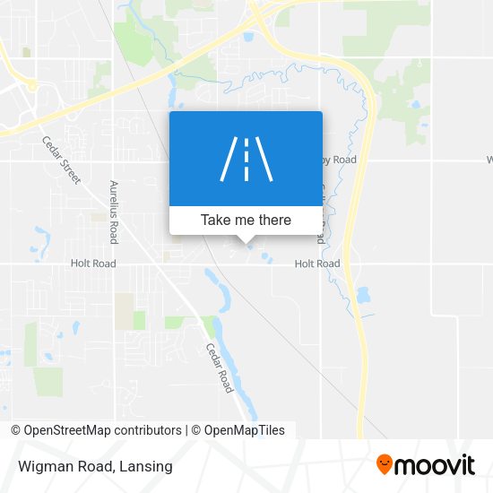 Mapa de Wigman Road