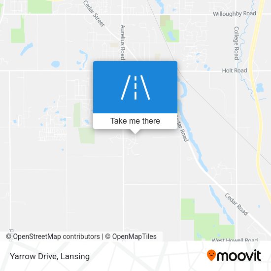 Mapa de Yarrow Drive