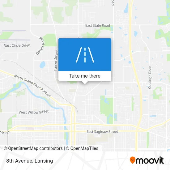 8th Avenue map