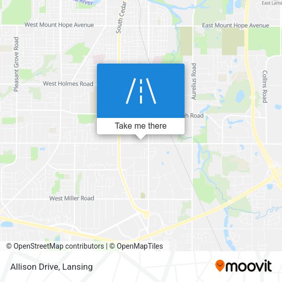 Mapa de Allison Drive