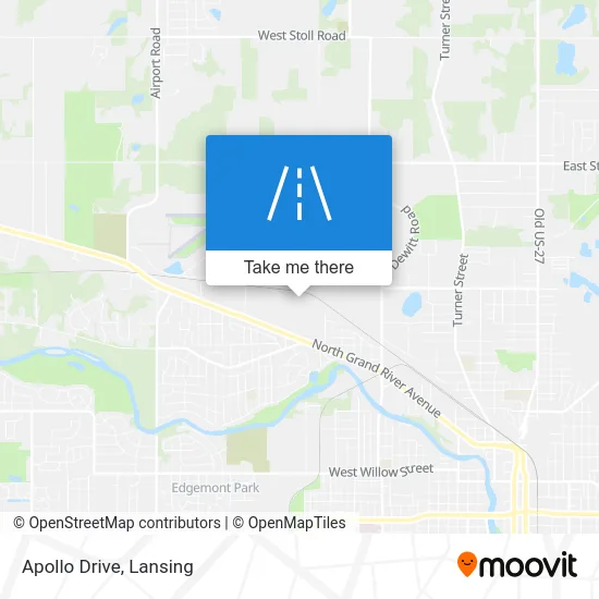 Apollo Drive map