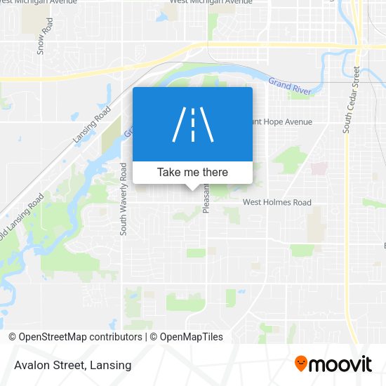 Mapa de Avalon Street